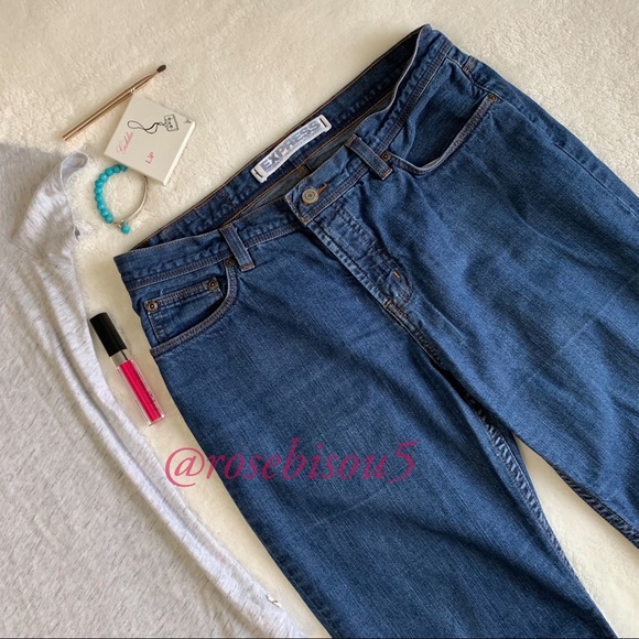 Express Denim - {EXPRESS} Boyfriend Lowrise Bootcut Jean